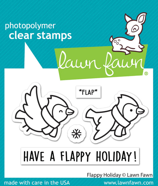 Lawn Fawn Flappy Holiday Stamps