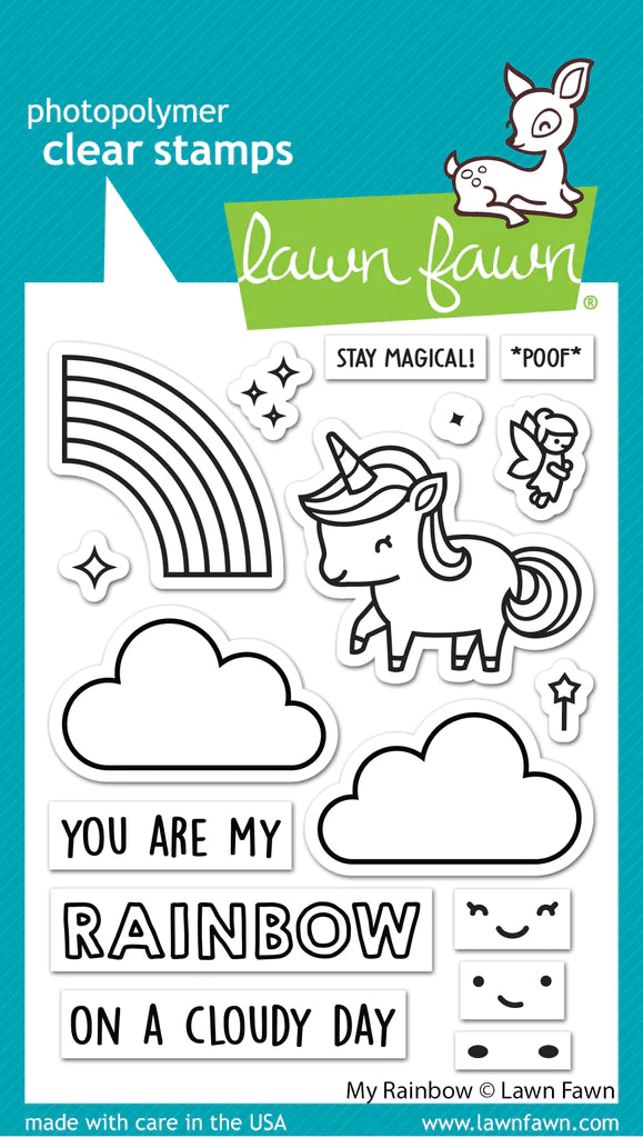 Lawn Fawn My Rainbow Stamp Set