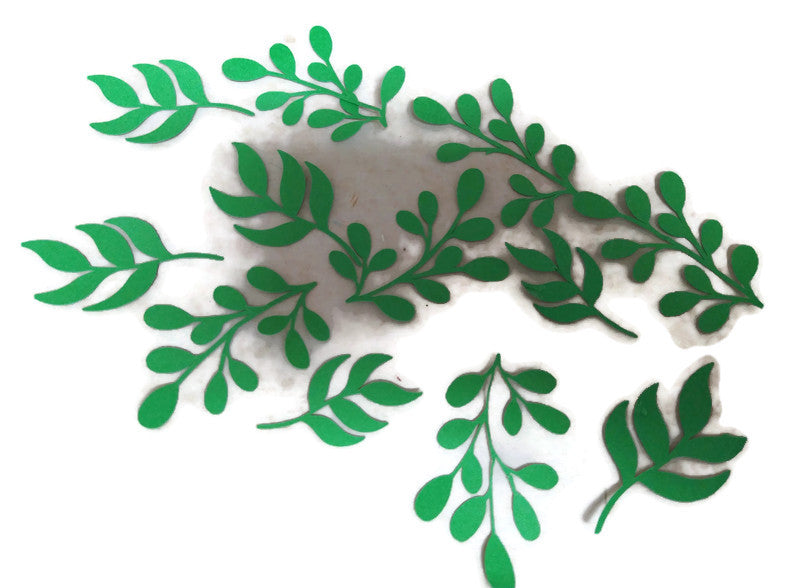 Green leaf Die Cuts Assortment Set