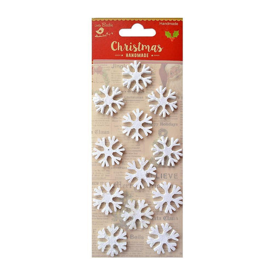 3d Snowflake Stickers by Little Birdie