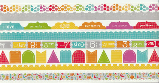 Bright Border Stickers