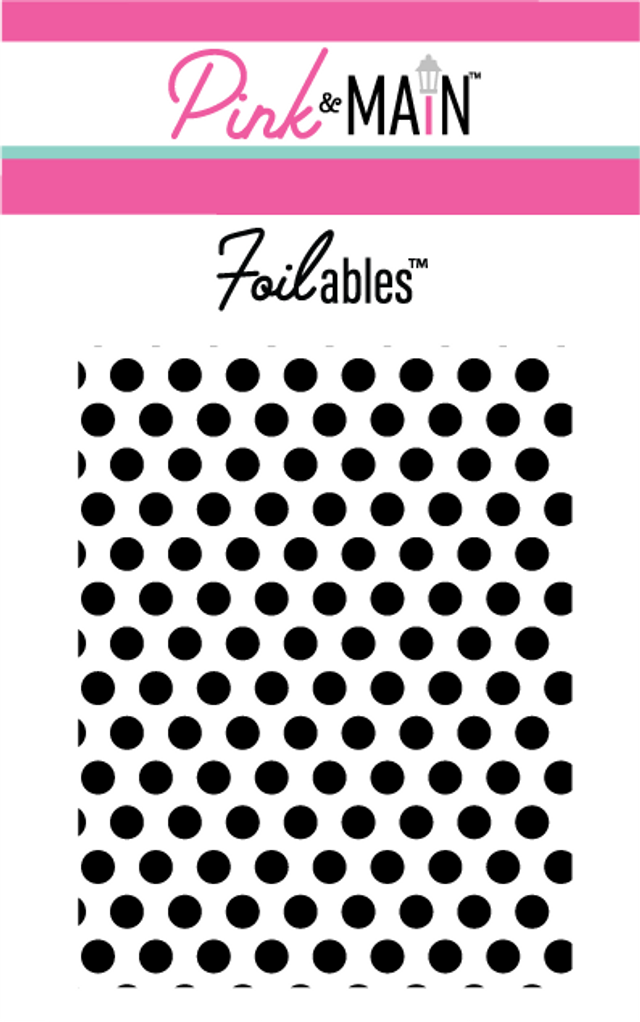 Medium Dots Foilables Sheets Minc Machine