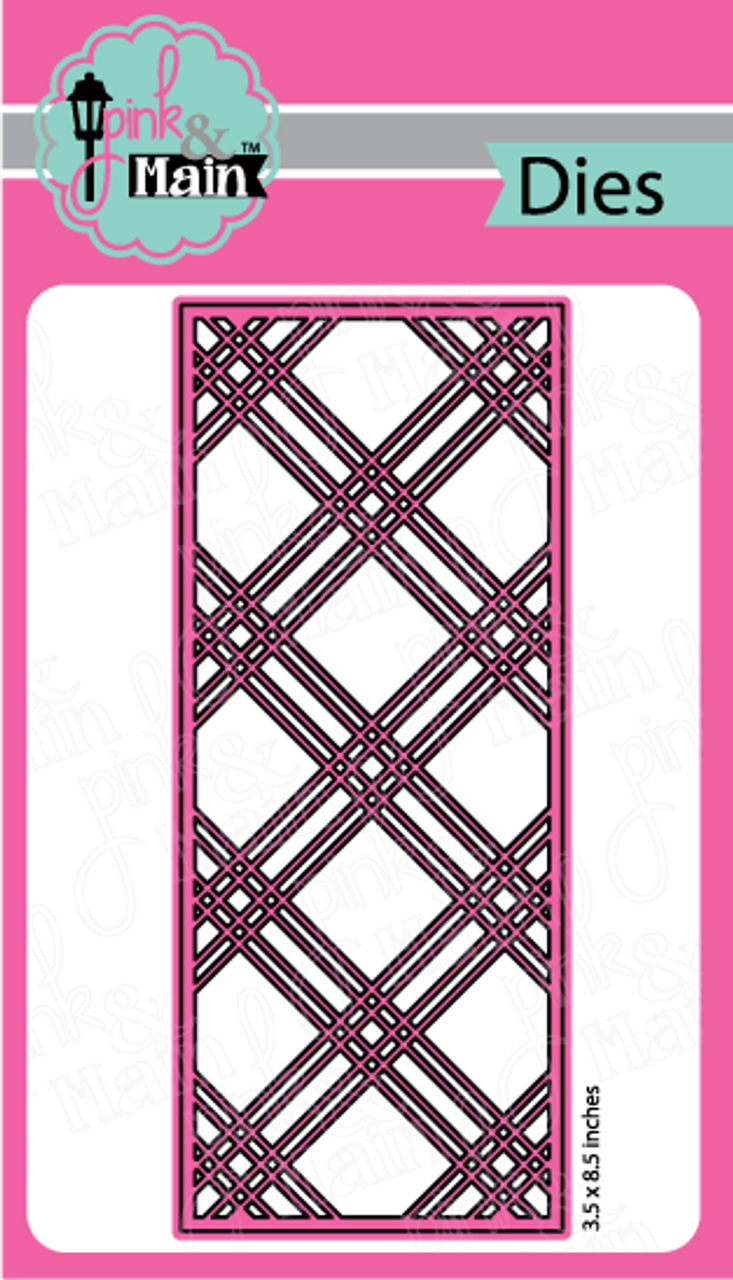 Plaid Slimline Die Set by Pink and Main