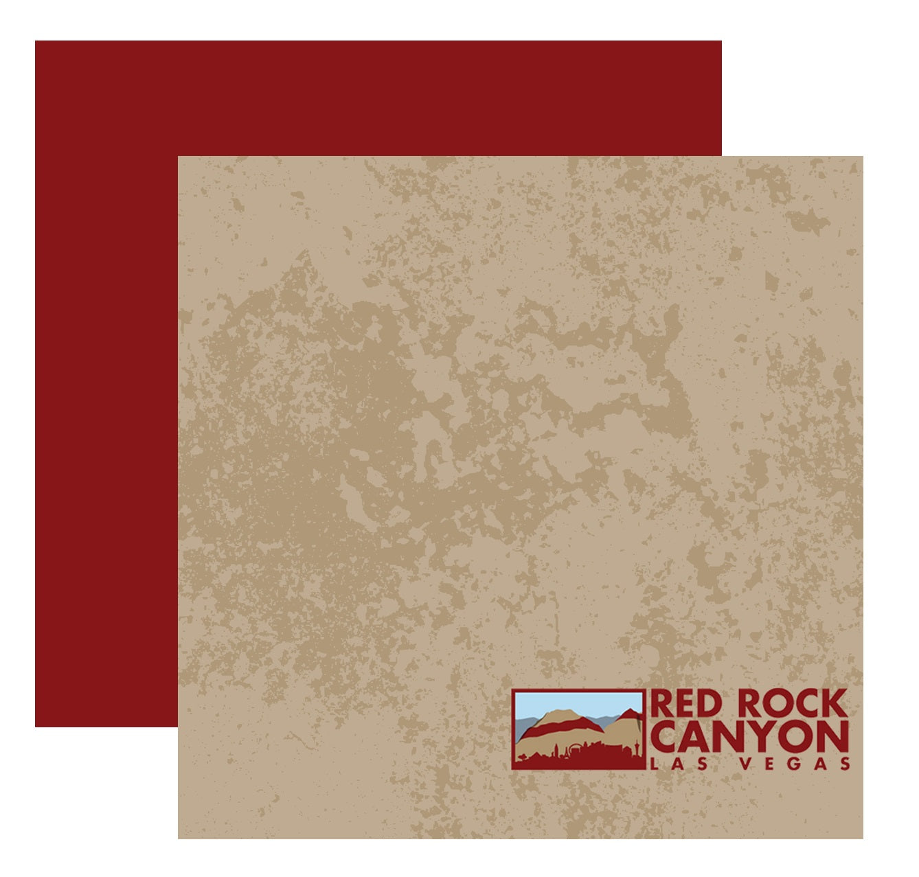 Nevada Red Rock Canyon National Conservation Area Scrapbook Paper