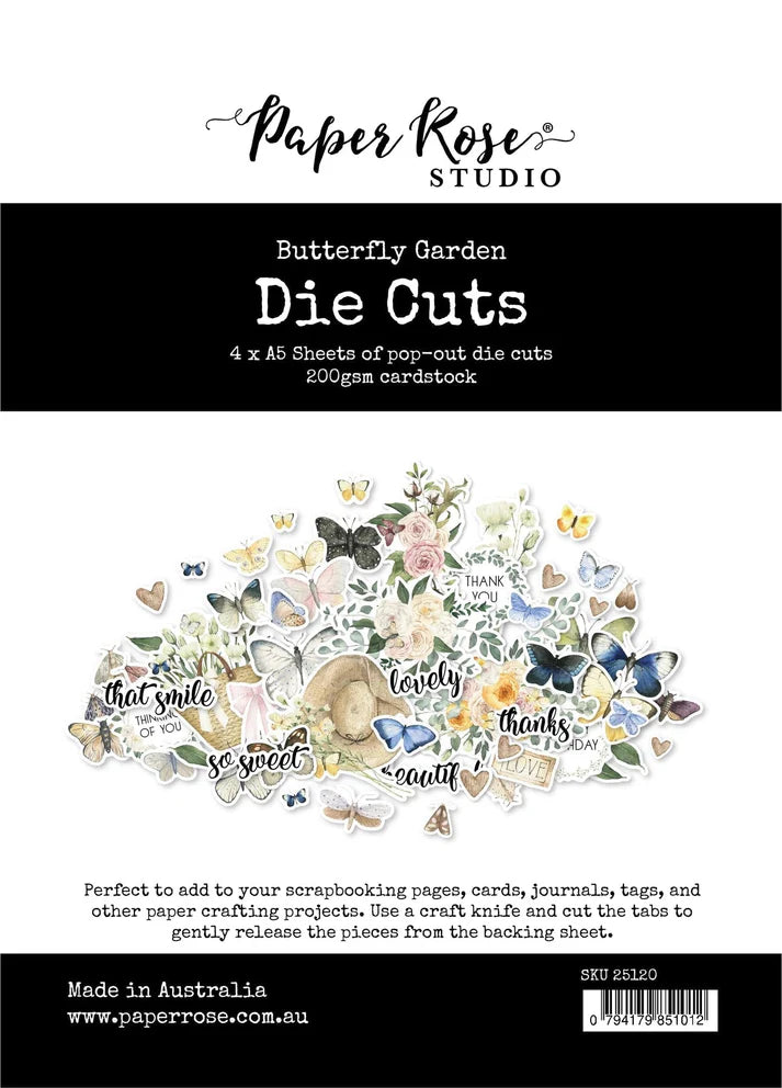 Butterfly Garden Die Cuts by Paper Rose