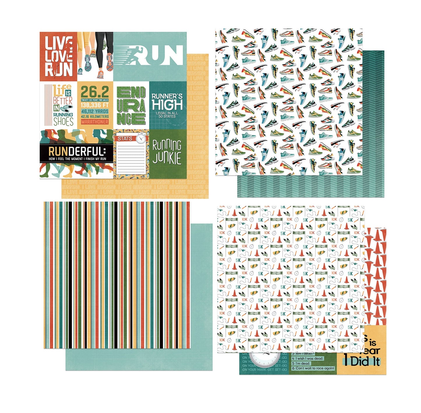 Photo Play Runners High Scrapbook Paper Set