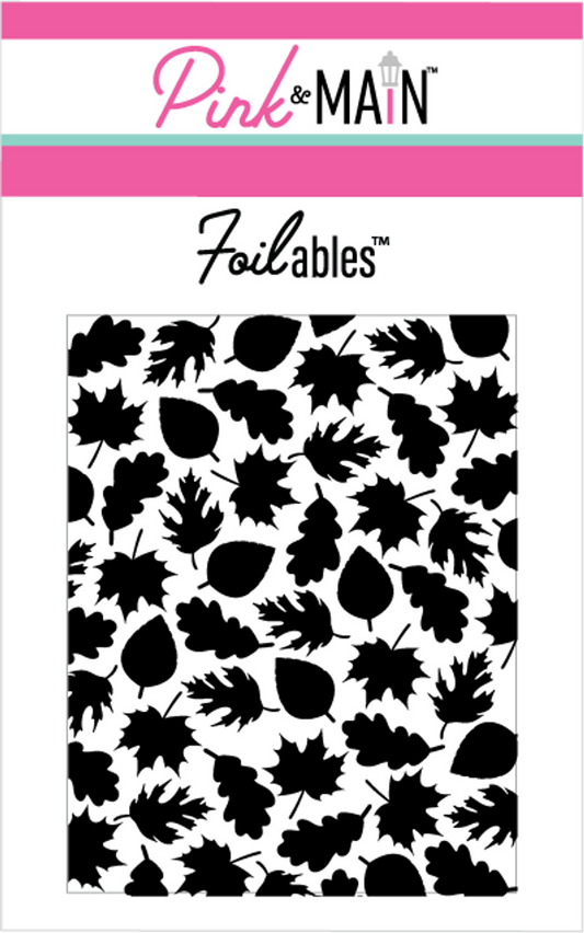 Pink and Main Foilables Falling Leaves