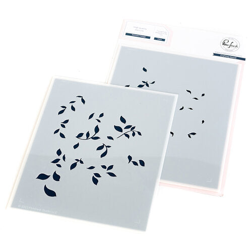 Pinkfresh Delicate Foilage Stencil Set