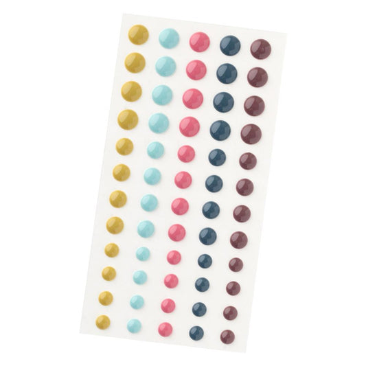 Pink Paislee Joyful Notes Enamel Dots