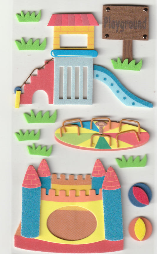 Kids Playground Foam Stickers