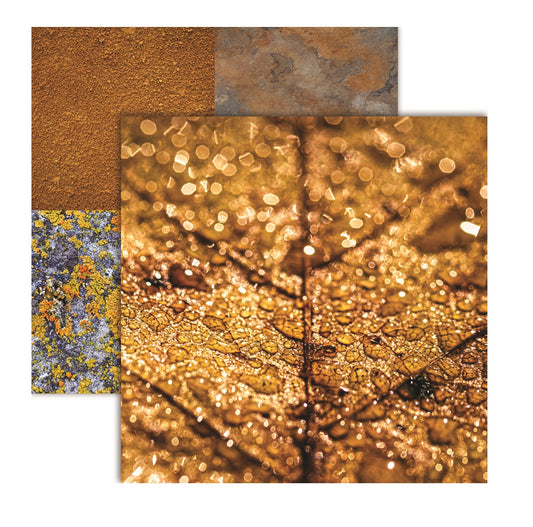 Hints of Copper - Natures Textures Scrapbook Paper