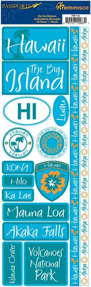 Hawaii Passport Stickers by Reminisce