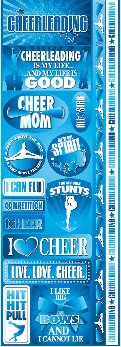 Reminisce Cheerleading Stickers