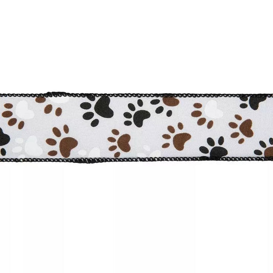 Wired dog Paw Print Ribbon