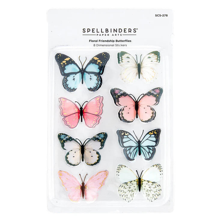 Spellbinders Dimensional Butterfly Stickers