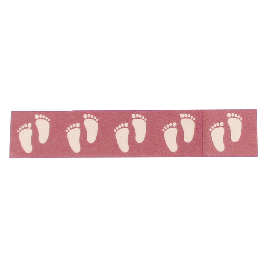 Baby Girl Footprint Washi Tape