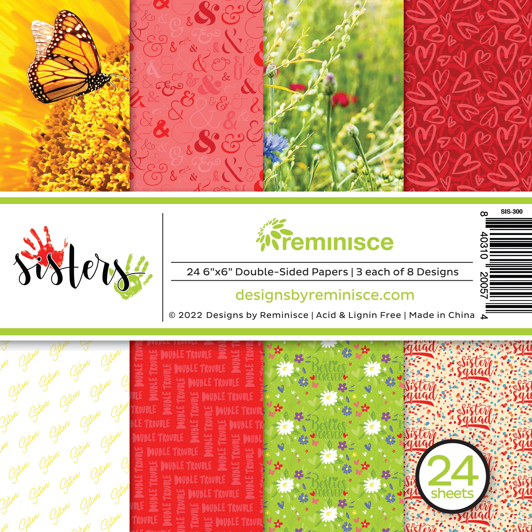 Reminisce Sisters 6x6 Paper Pad