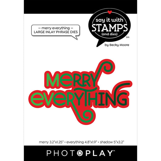 Merry Everything Inlay Dies Set