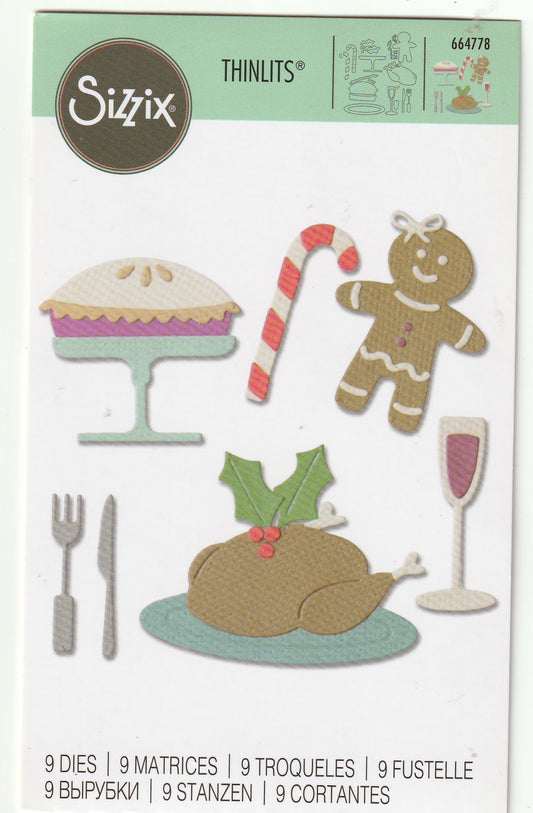 Christmas Festive Treats Sizzix Dies #664778