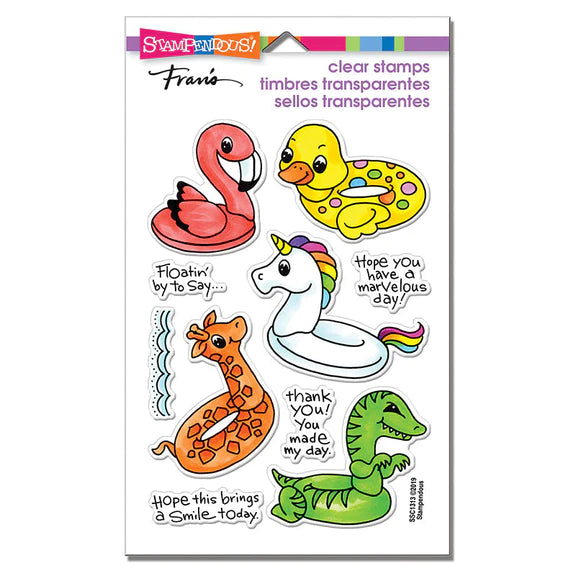 Stampendous Pool Floaties Stamps