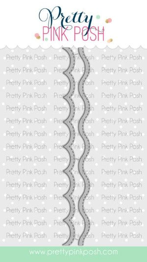 Stitched Wave Dies by Pretty Pink Posh