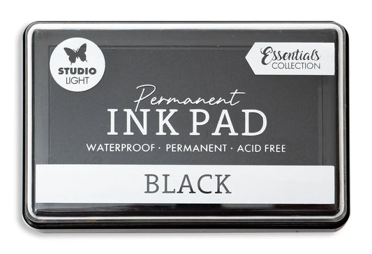 Studio Light Permanent Waterproof Black Ink Pad