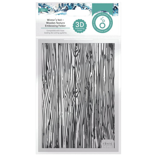 Tonic Studios Embossing Folder Wooden Texture