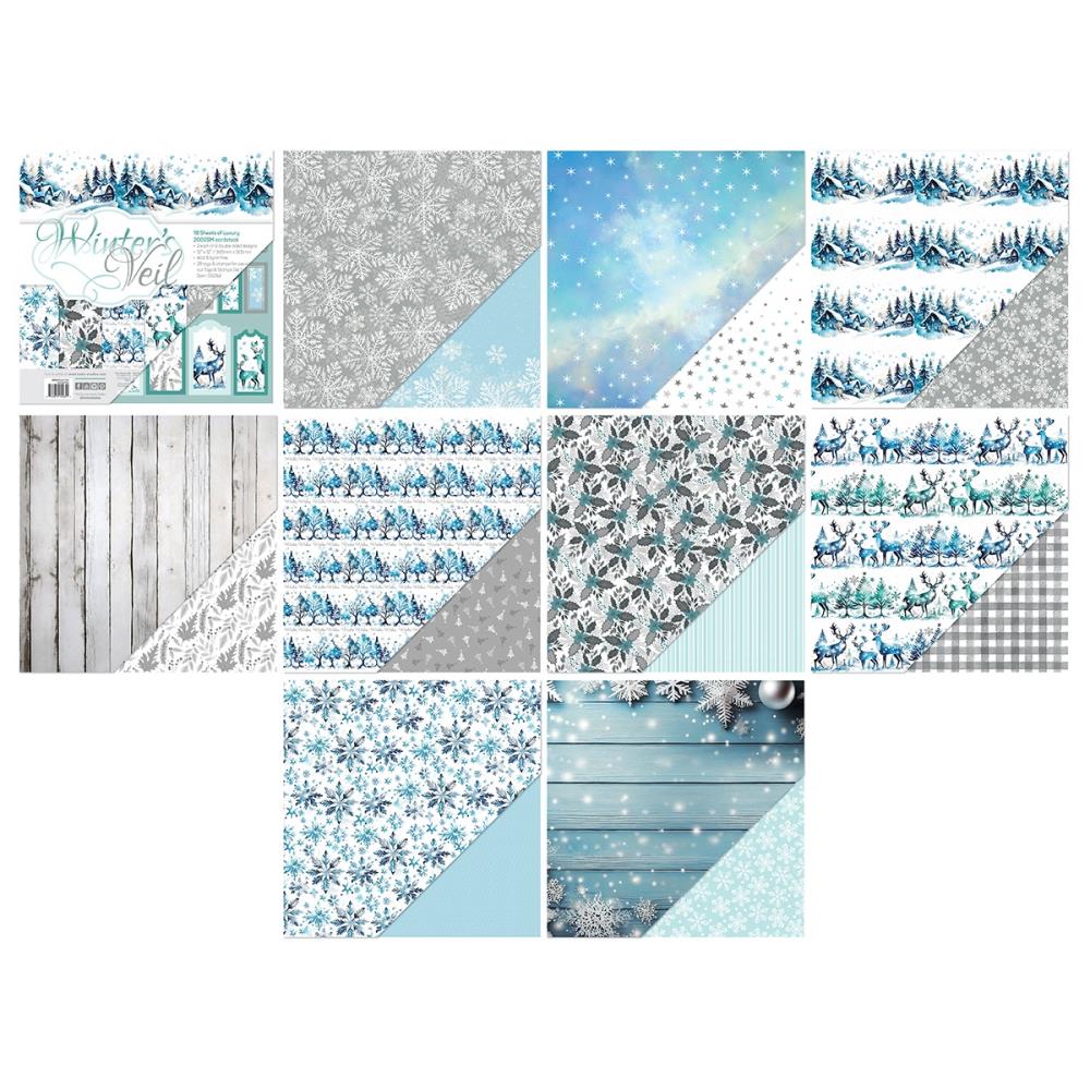 Tonic Studios Winters Veil 12x12 Cardstock Papers