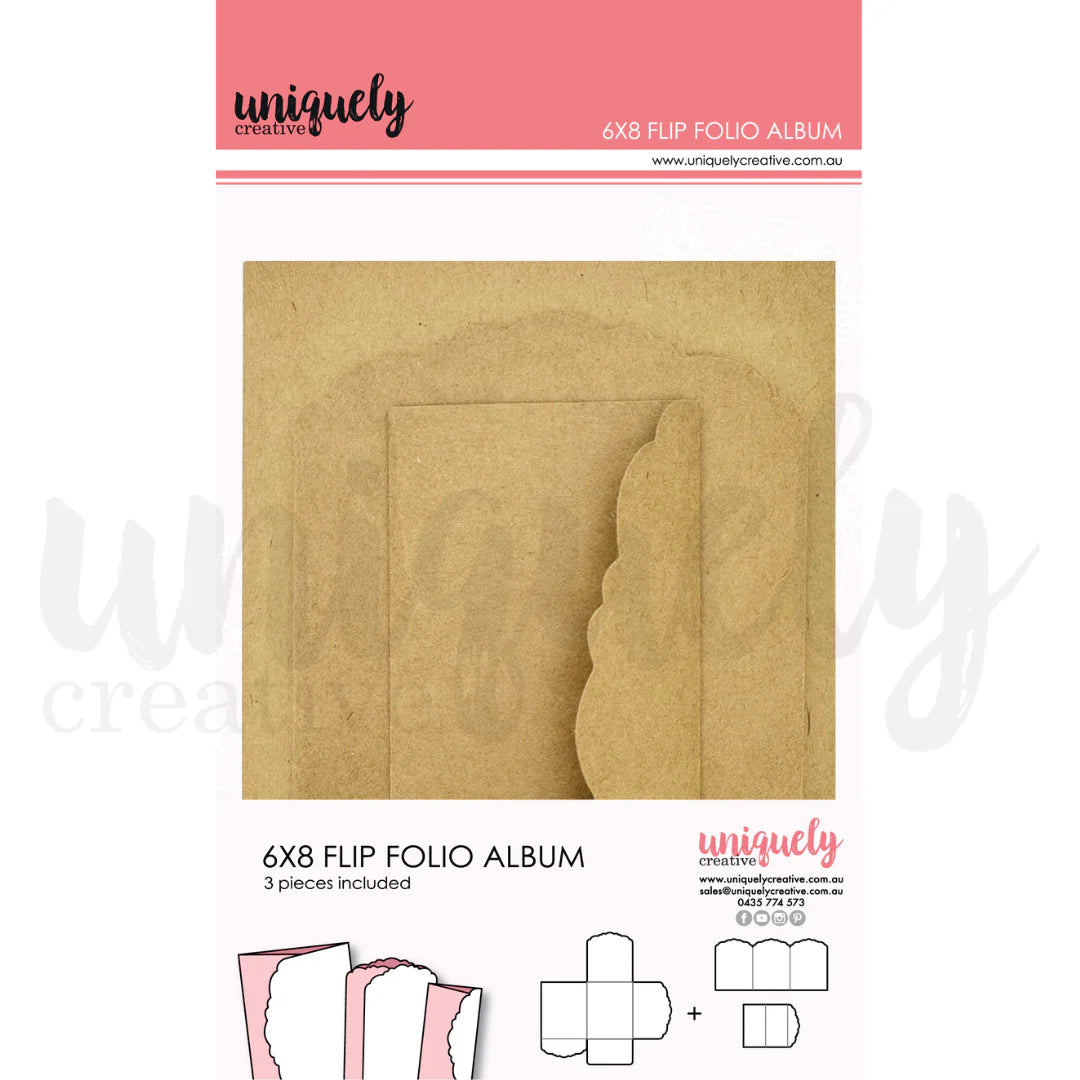 Kraft 6x8 Flip Folio Album