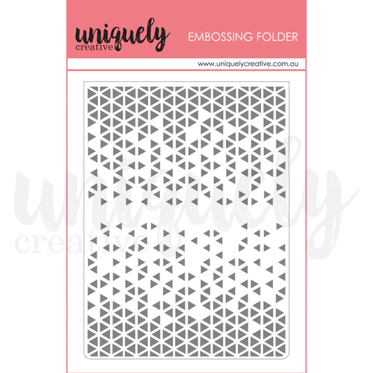 Dazzle Embossing folder by Uniquely Creative