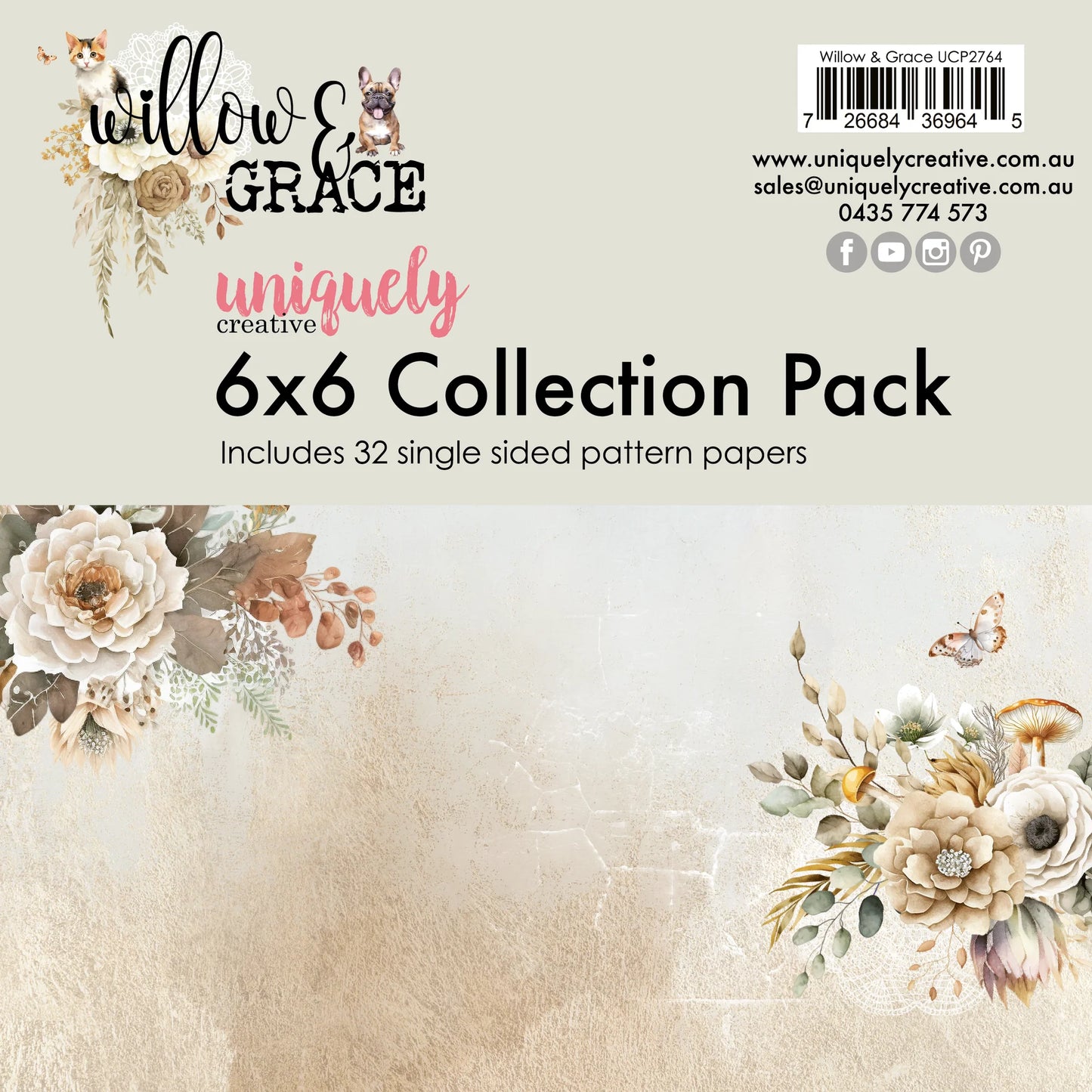 Willow and Grace 6x6 Paper Pack