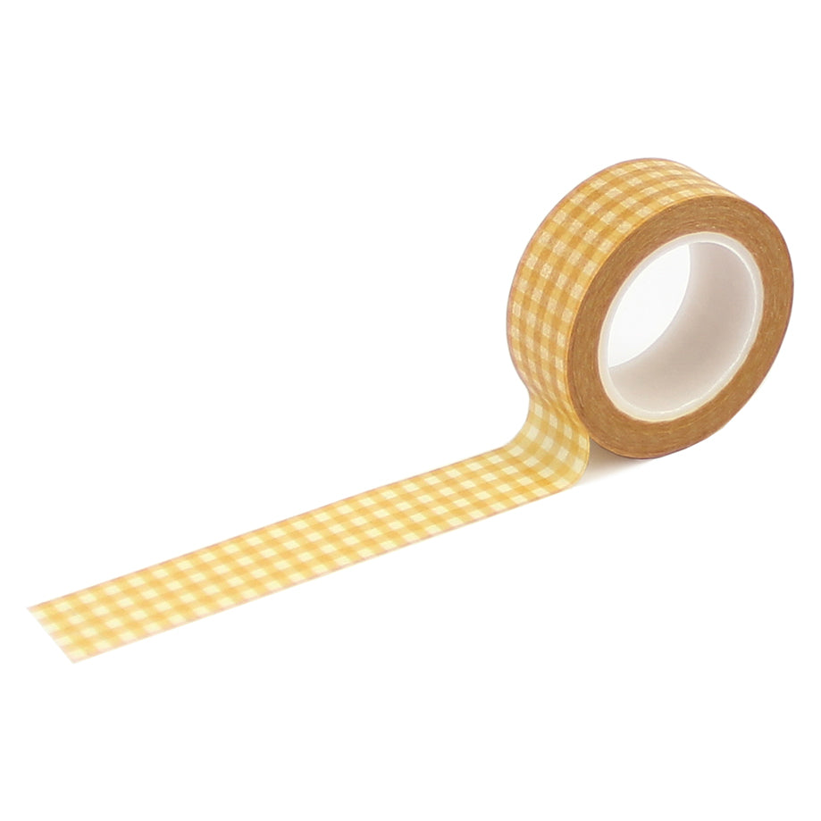 Winnie the Pooh Golden Honey Gingham Washi Tape