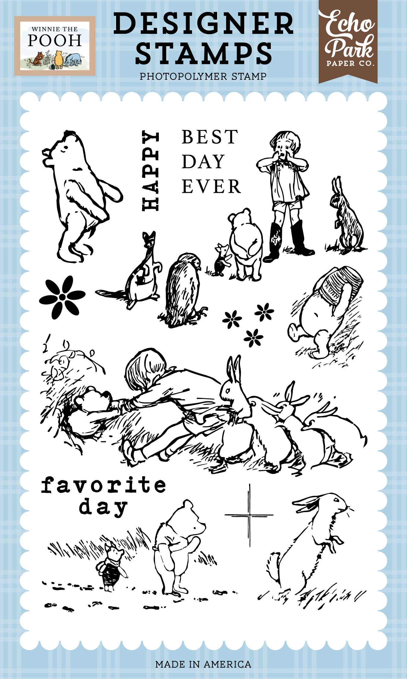 Favorite Day With Pooh Stamp Set