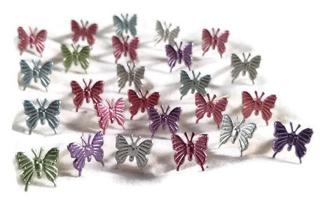 Pearl Butterfly Brads Paper Fasteners