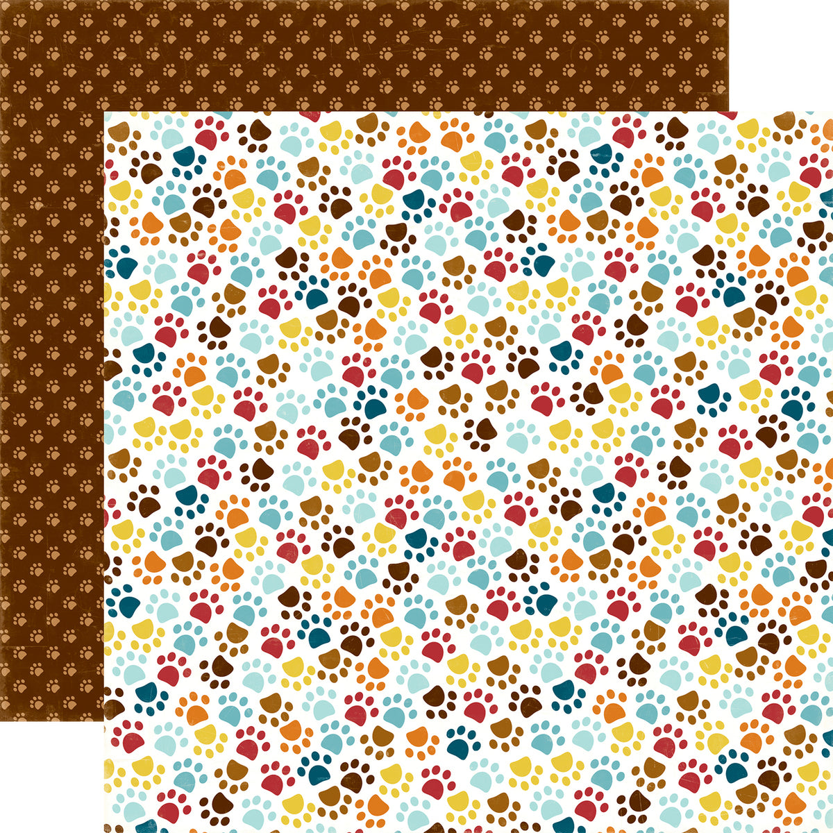 Dog Bark Puppy Paw Prints Paper