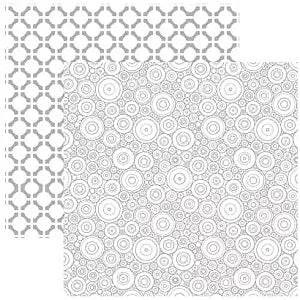 50 Shades of Gray Geometric Scrapbook Paper