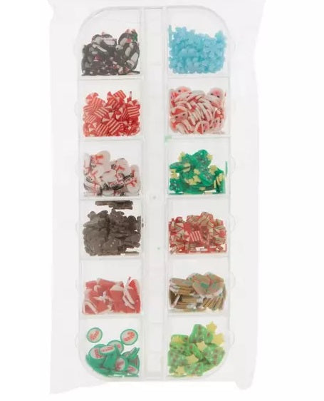 Christmas Clay Slice Embellishments Set