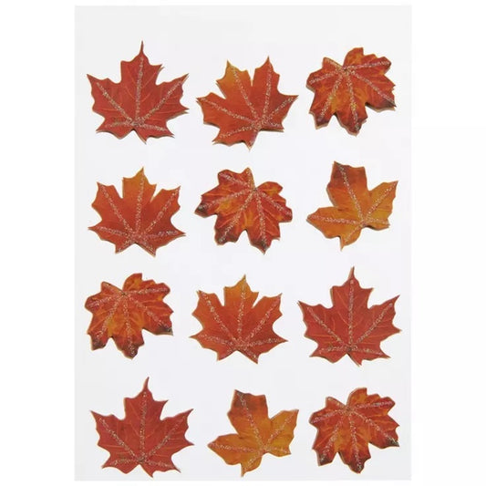 3d Fall Maple Leaf Stickers