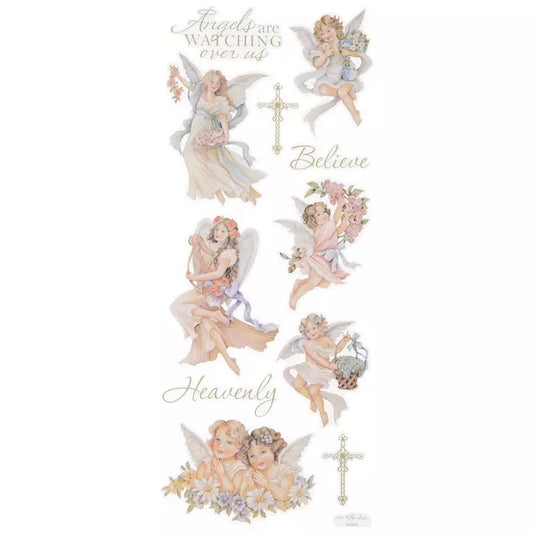 Heavenly Angel Scrapbook Stickers