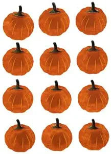 3d Repeat Pumpkin Stickers