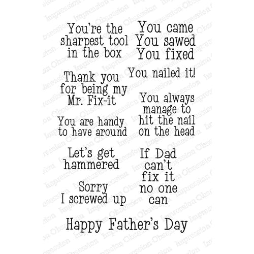 Mr Fix It Fathers Day Stamp Set