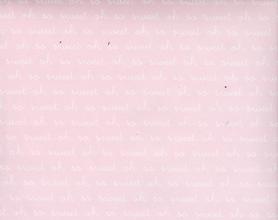 MAMBI Oh So Sweet Baby Girl Scrapbook Paper