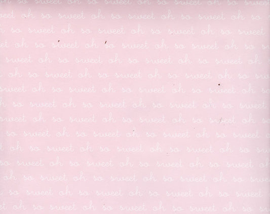 MAMBI Oh So Sweet Baby Girl Scrapbook Paper