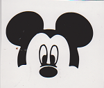 Mickey Mouse Face Vinyl Decal