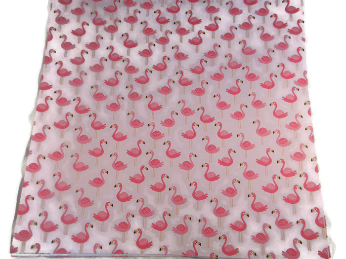 Flamingo Scrapbook Paper