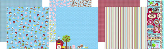 Funny Farm Papers & Stickers Set - by Reminisce