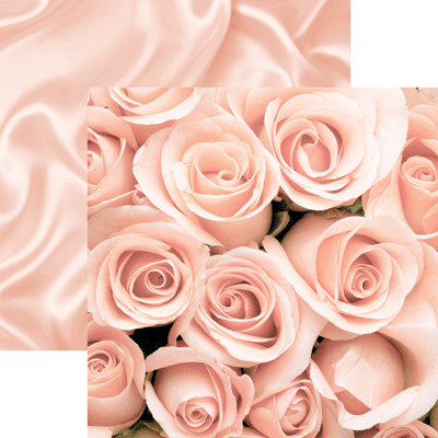 Pink Roses Scrapbook Paper