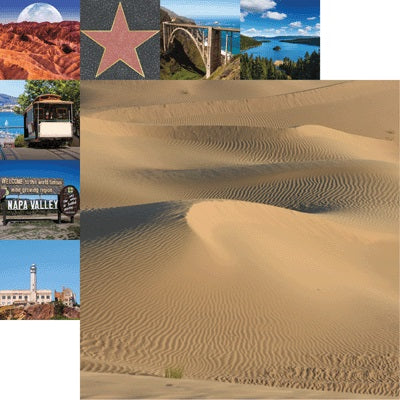 Death Valley - California - 12X12 Travel Scrapbook Papers by Reminisce