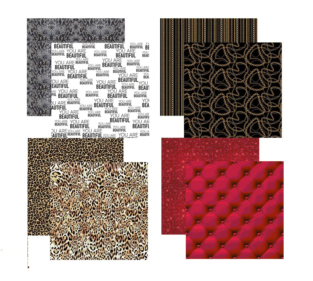 Reminisce Fashion Week Scrapbook Paper Set