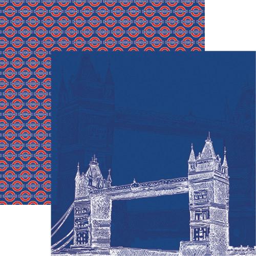 Reminisce London Tower Bridge Scrapbook Paper